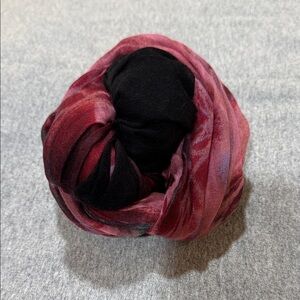 Elegant Pink and Black Women's Scarf